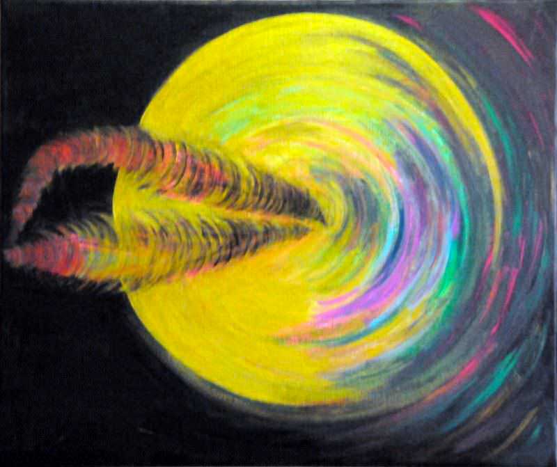 - peinture acrylique sur toile - cm x cm