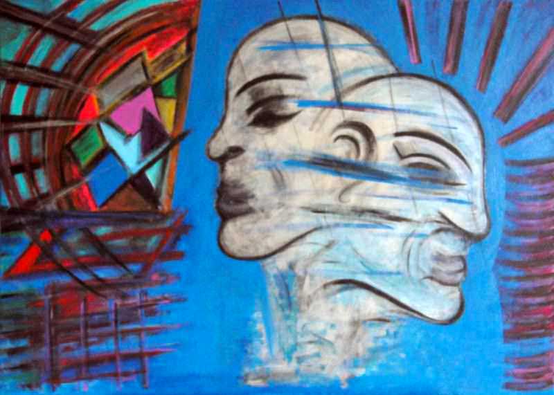 - peinture acrylique sur toile - cm x cm