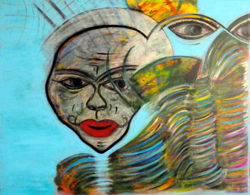 - peinture acrylique sur toile - cm x cm