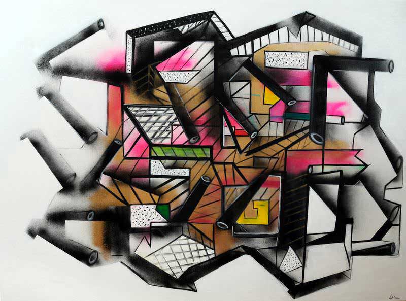 - peinture acrylique sur toile - cm x cm