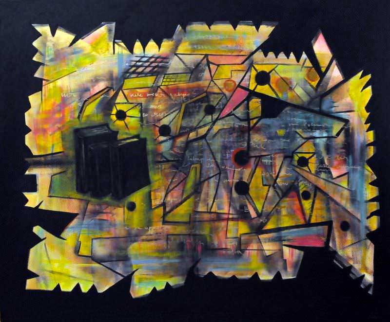 - peinture acrylique sur toile - cm x cm