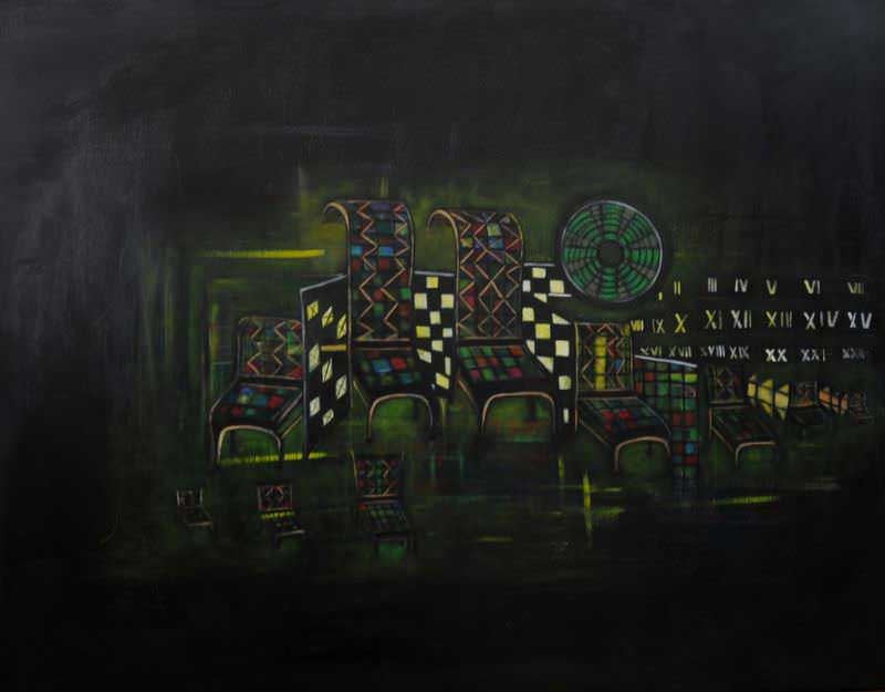 - peinture acrylique sur toile - cm x cm