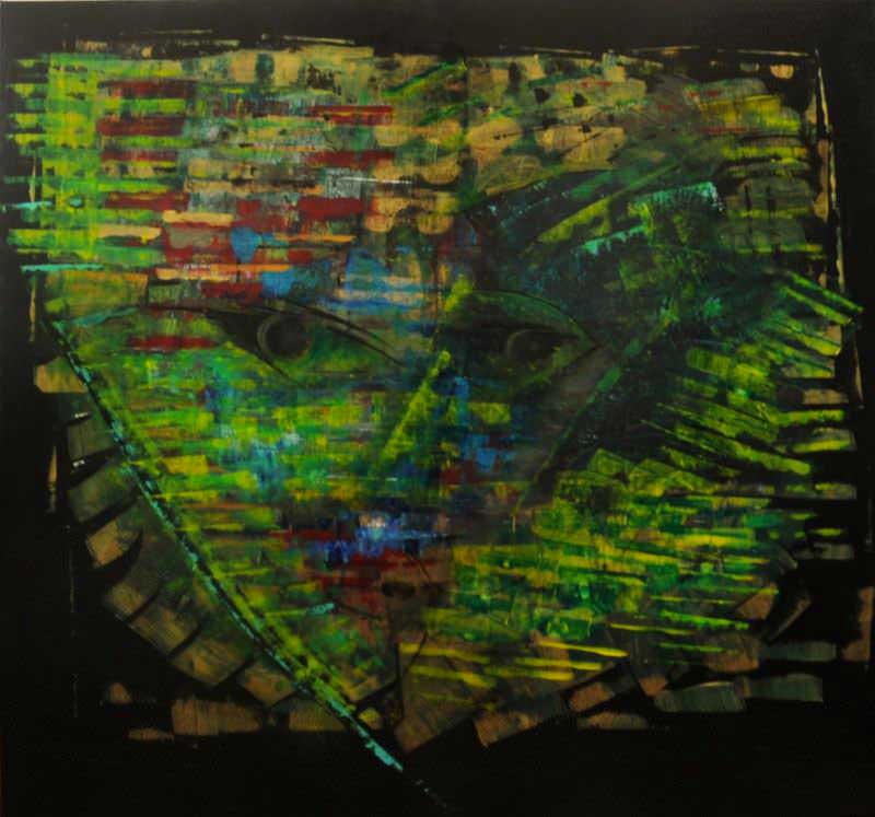 - peinture acrylique sur toile - cm x cm