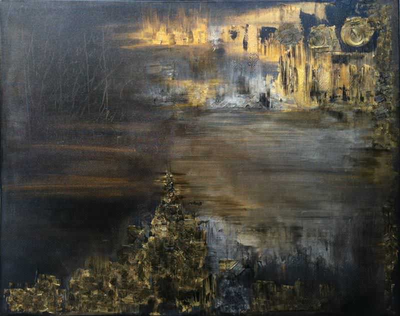 - peinture acrylique sur toile - cm x cm