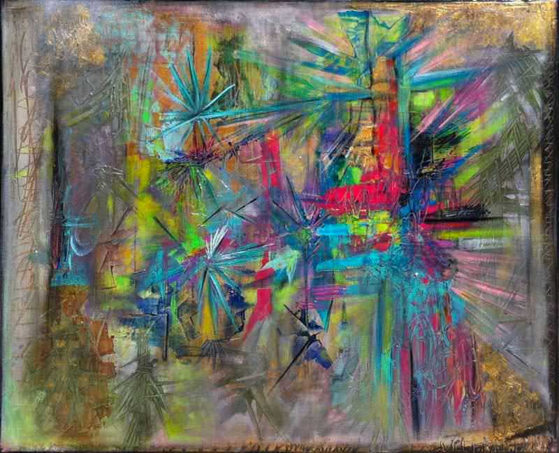 - peinture acrylique sur toile - cm x cm