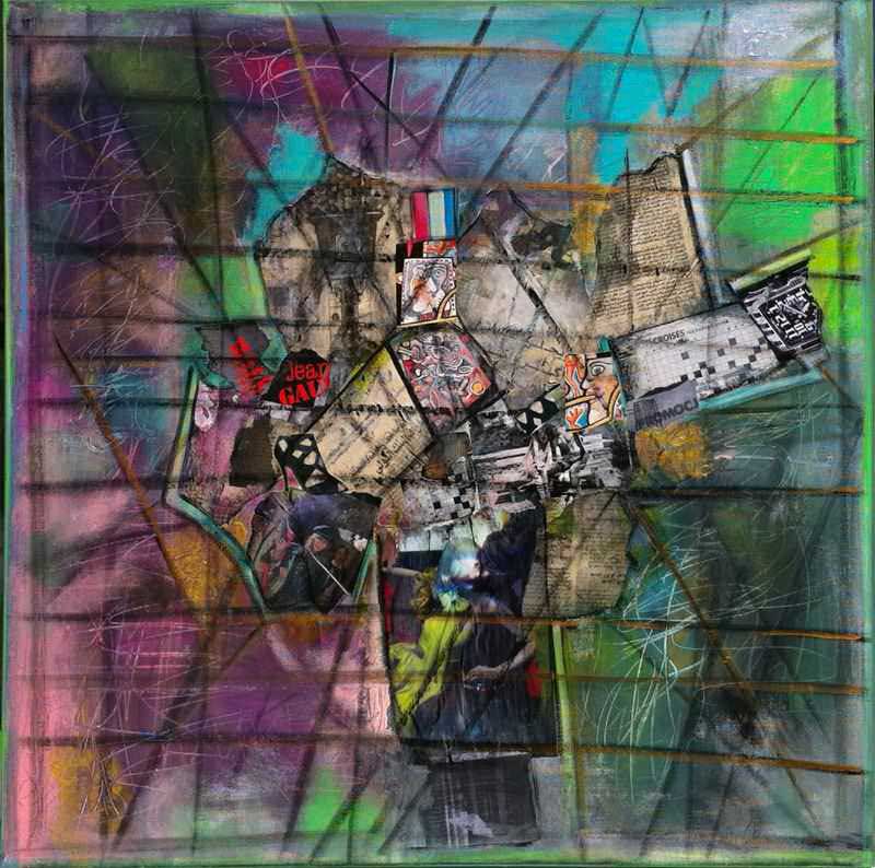 - peinture acrylique sur toile - cm x cm