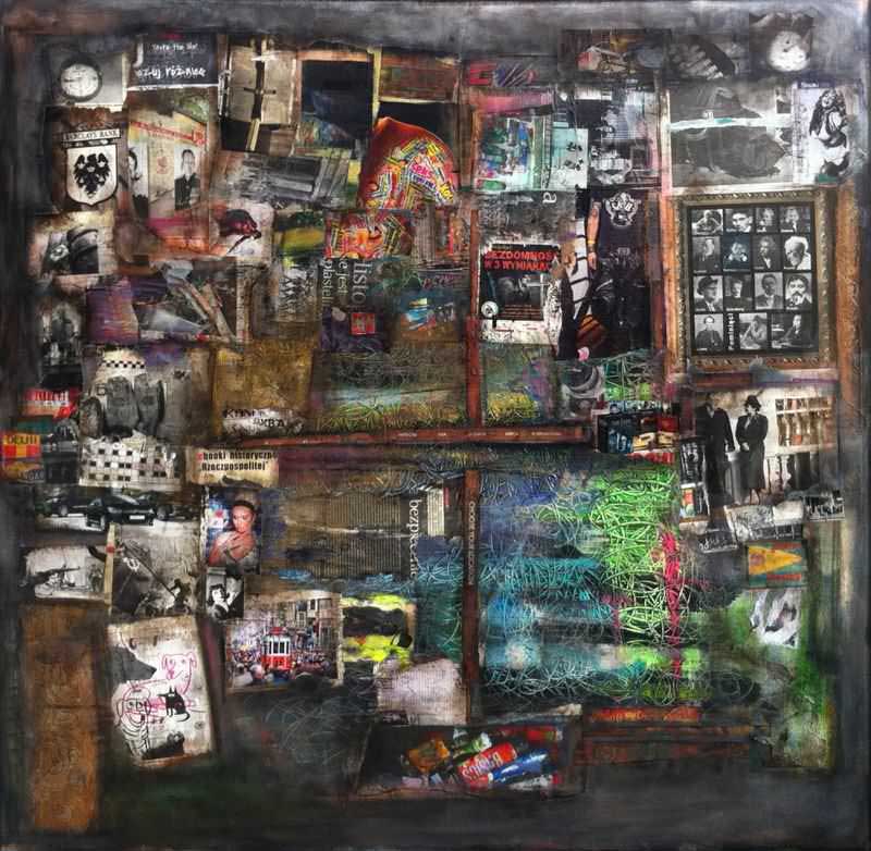 - peinture acrylique sur toile - cm x cm