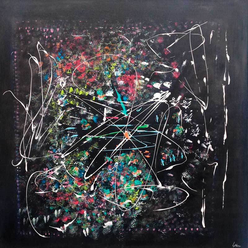 - peinture acrylique sur toile - cm x cm