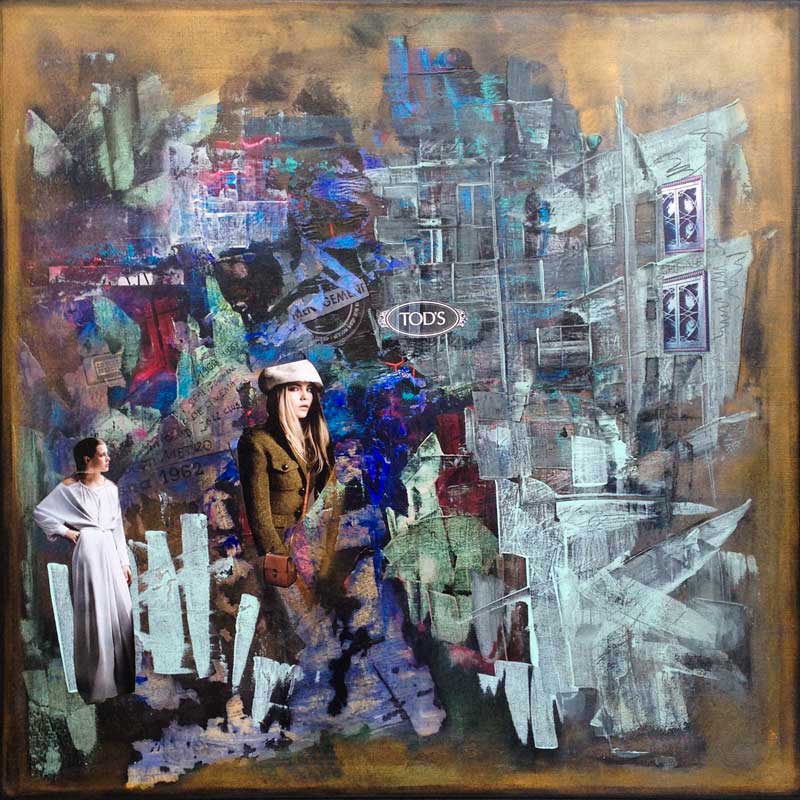 - peinture acrylique sur toile - cm x cm