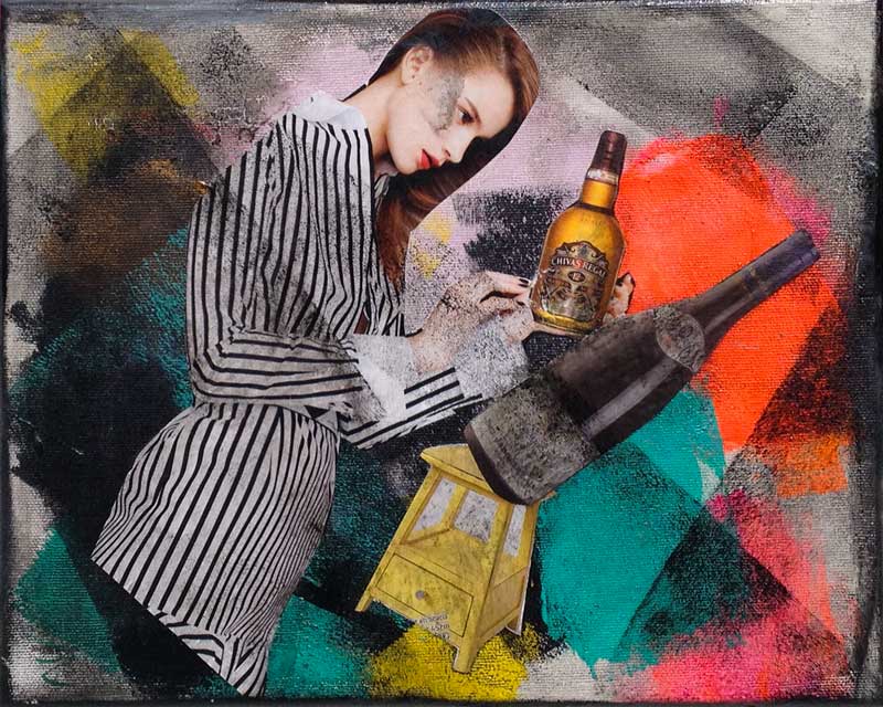 - peinture acrylique sur toile - cm x cm