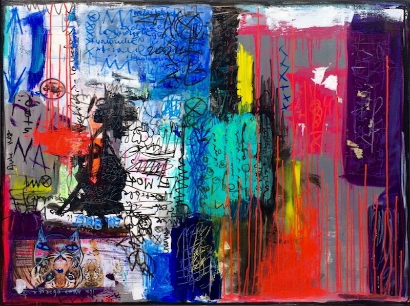 méditation - peinture acrylique sur toile - 130 cm x 97 cm méditation - peinture acrylique sur toile - 130 cm x 97 cm