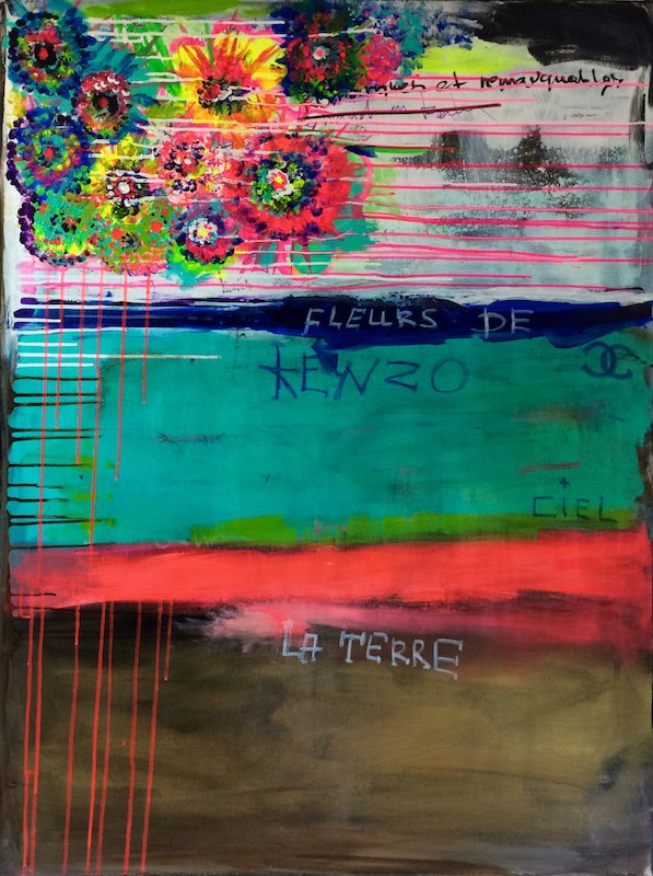 ciel et terre - peinture acrylique sur toile - 97 cm x 130 cm ciel et terre - peinture acrylique sur toile - 97 cm x 130 cm