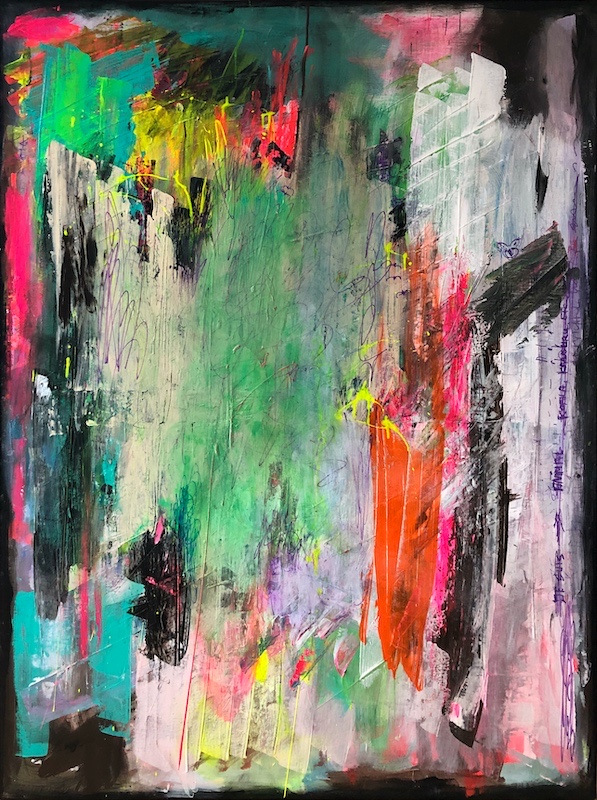 paradis perdu - peinture acrylique sur toile - 97 cm x 130 cm paradis perdu - peinture acrylique sur toile - 97 cm x 130 cm