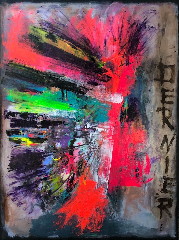 Dernier - peinture acrylique sur toile - 97 cm x 130 cm Dernier - peinture acrylique sur toile - 97 cm x 130 cm